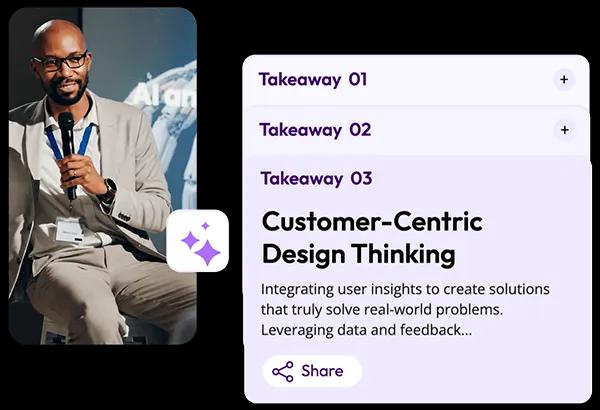 Event session summaries tool by Snipin AI
